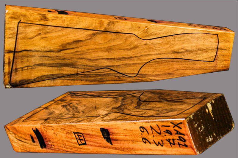 French Walnut Shotgun Blank (#XA91)