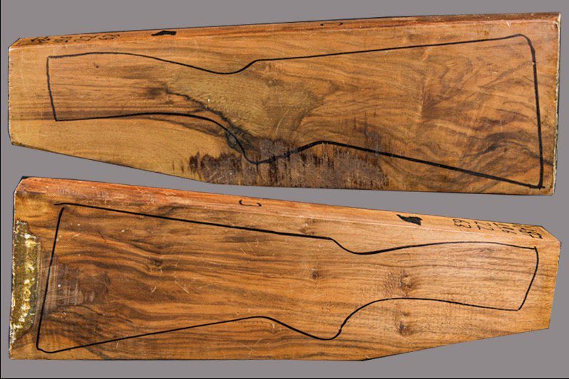 French Walnut Shotgun Blank (#XA87)