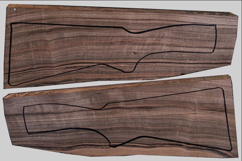 Turkish Walnut Shotgun Blank (#HB52)