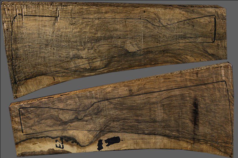 Turkish Walnut Shotgun Blank (#XA34)