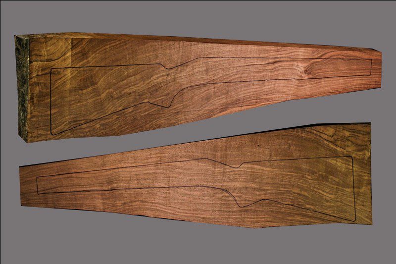 Turkish Walnut Rifle Blank (#JA96)
