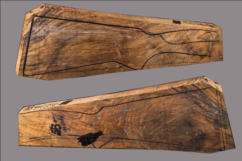 Turkish Walnut Shotgun Blank (#XA101)