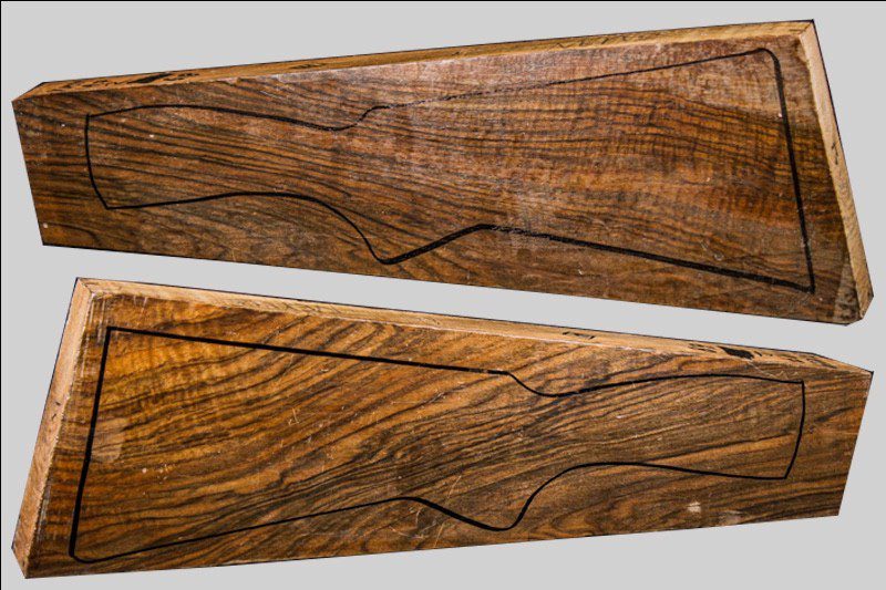 French Walnut Shotgun Blank (#XA119)