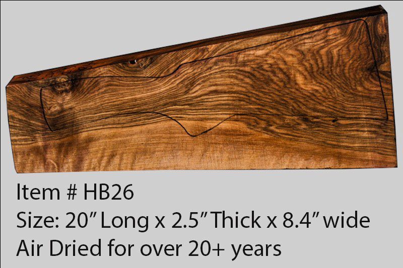 Turkish Walnut Shotgun Blank (#HB26)
