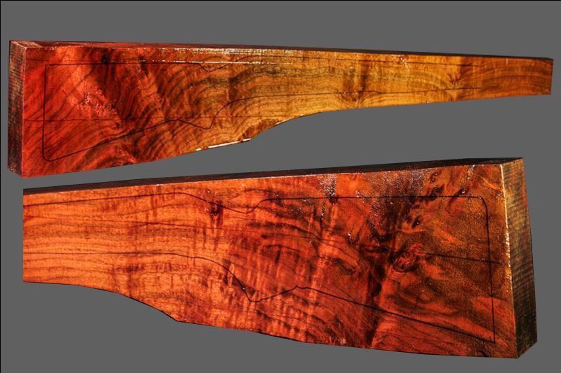 Claro Walnut Rifle Blank (#CL16)
