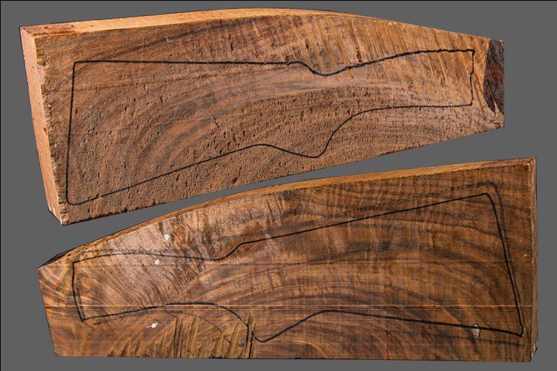 Claro Walnut Shotgun Blank (#CL56)