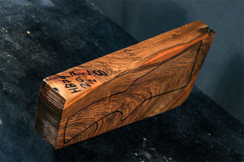 Turkish walnut stock blank (#hb79)