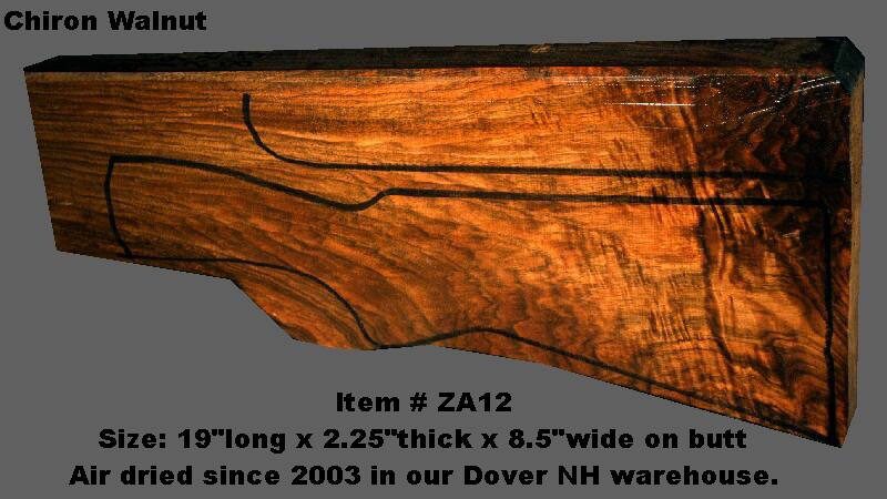 Turkish Walnut Shotgun Blank (#ZA12)