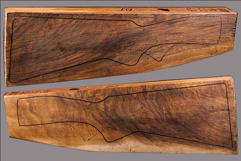 French Walnut Shotgun Blank (#XA88)