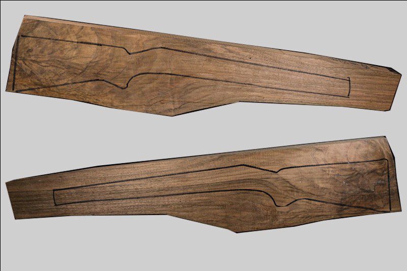 French Walnut Rifle Blank (#FR84)