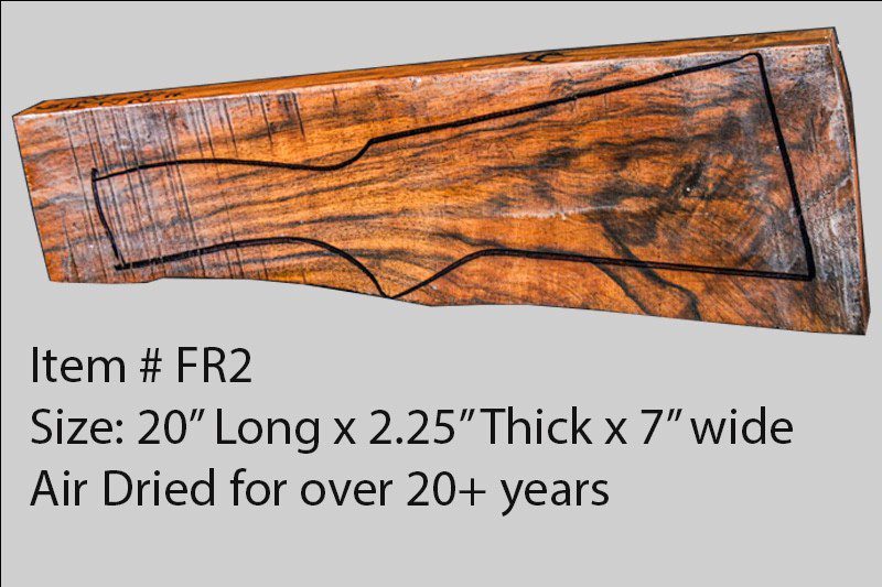 French Walnut Shotgun Blank (#FR2)