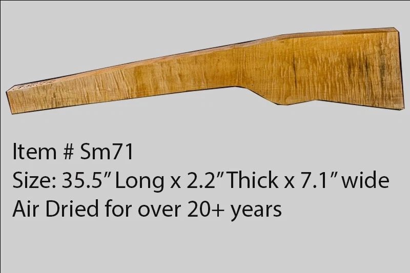 Sugar Maple Rifle Blank (#sm71)