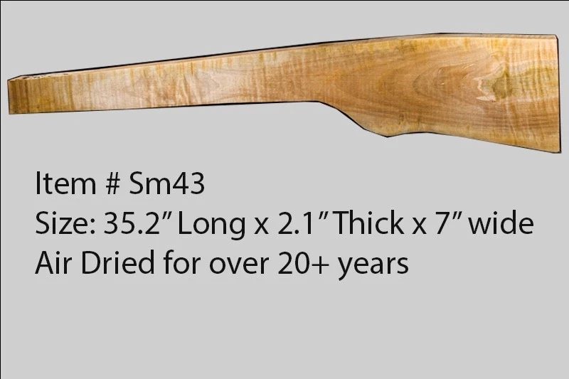 Sugar Maple Rifle Blank (#sm43)