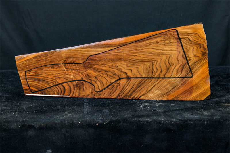Turkish walnut stock blank (#hb79)
