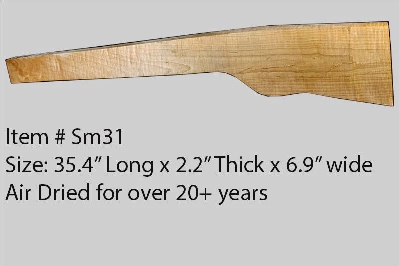Sugar Maple Rifle Blank (#sm31)
