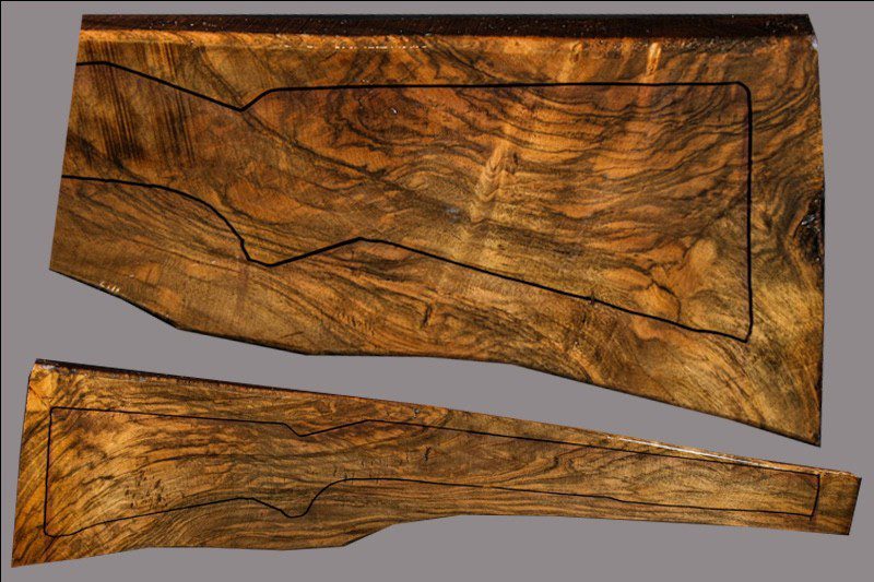 Turkish Walnut Rifle Blank (#XA28)