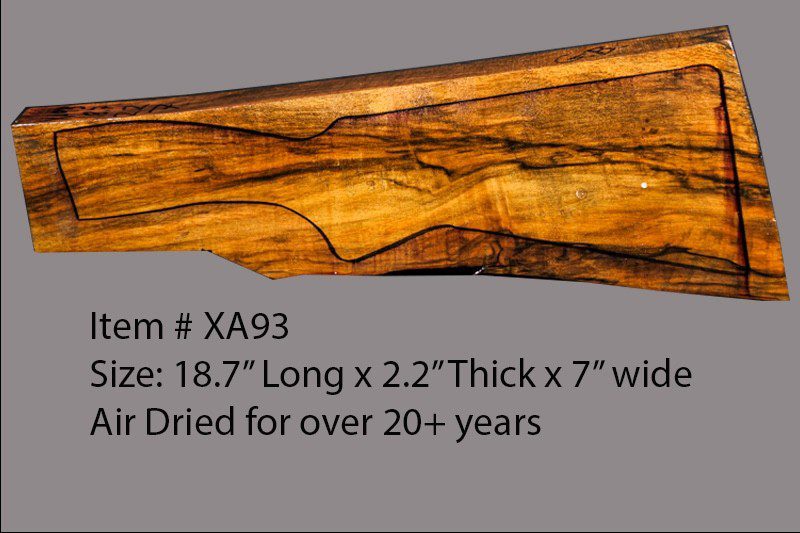 French Walnut Shotgun Blank (#XA93)