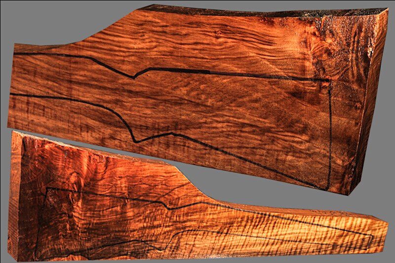 Turkish Walnut Rifle Blank (#MU5)