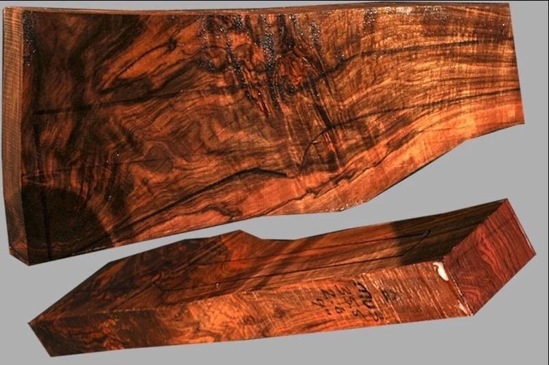 Exhibition Turkish Walnut Rifle Blank (#MU3)