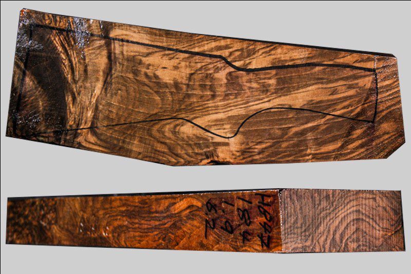 Turkish Walnut Shotgun Blank (#HB47)