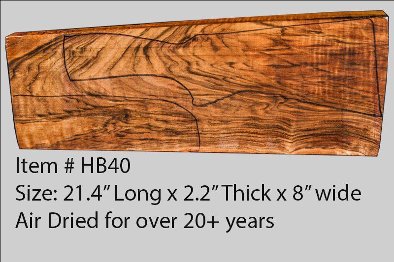 Turkish Walnut Shotgun Blank (#HB40)