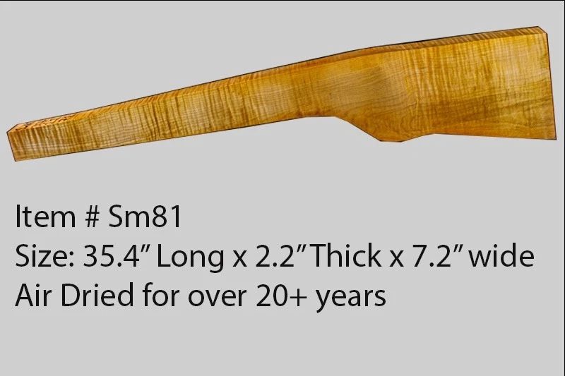 Sugar Maple Rifle Blank (#sm81)