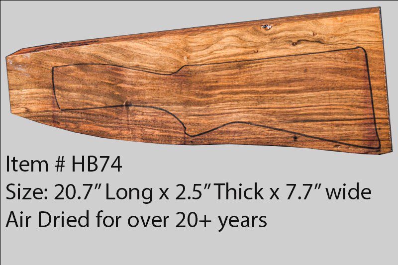Turkish Walnut Shotgun Blank (#HB74)