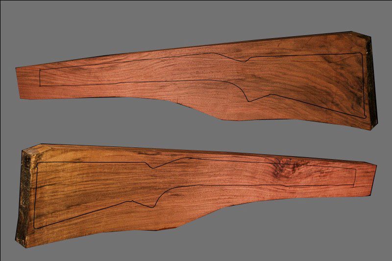 Turkish Walnut Rifle Blank (#JA105)