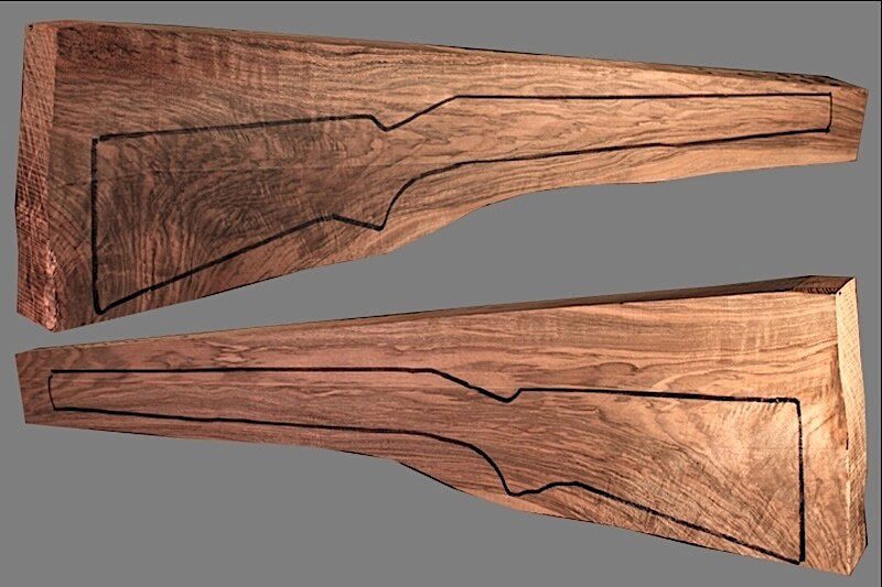 Turkish Walnut Rifle Blank (#JA261)