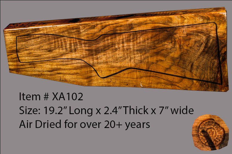 French Walnut Shotgun Blank (#XA102)
