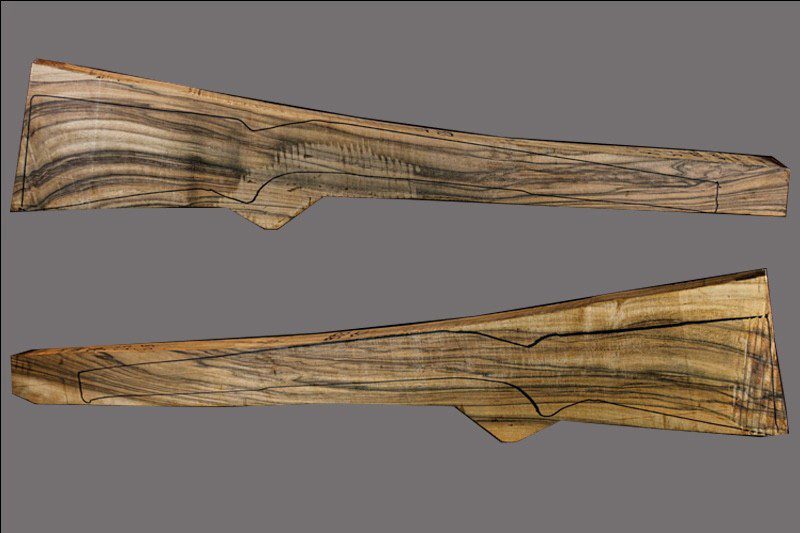 English Walnut Rifle Blank (#XA14)