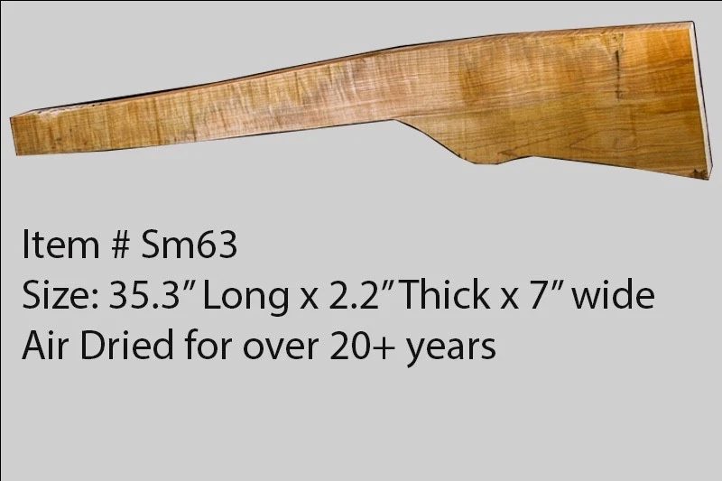 Sugar Maple Rifle Blank (#sm63)