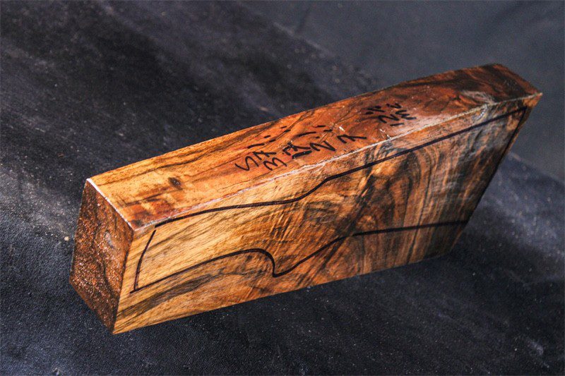 Turkish Walnut Shotgun Blank (#S371)