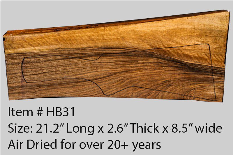 Turkish Walnut Shotgun Blank (#HB31)