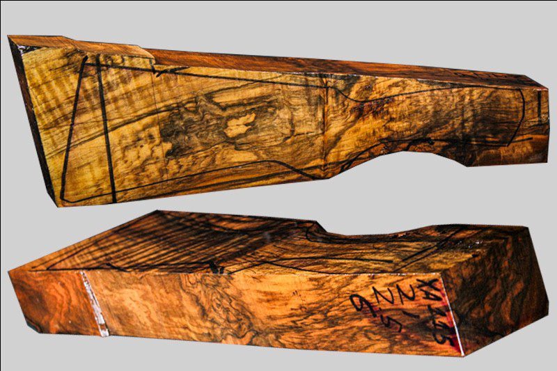 Turkish Walnut Shotgun Blank (#XA115)