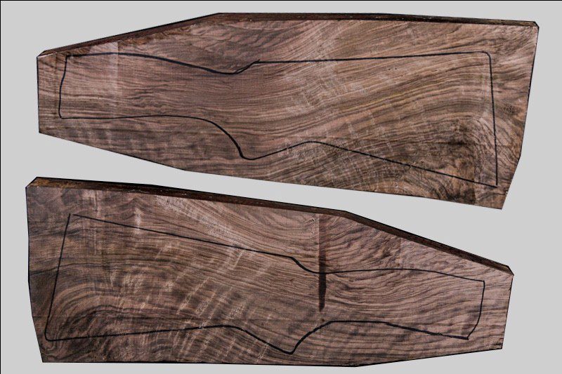 Turkish Walnut Shotgun Blank (#HB42)