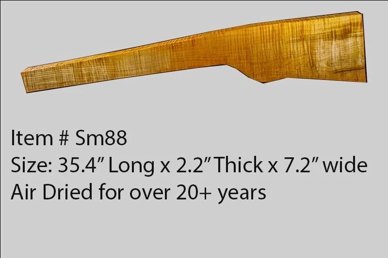 Sugar Maple Rifle Blank (#sm88)