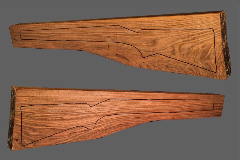 Turkish Walnut Rifle Blank (#JA71)