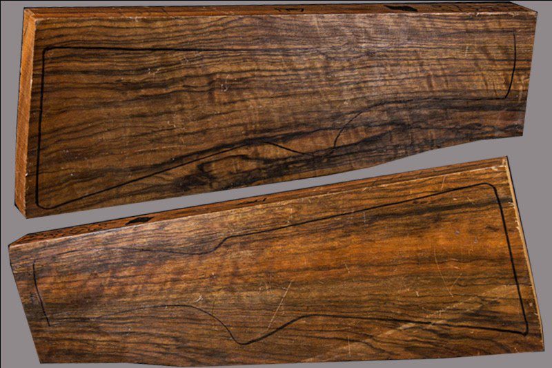 French Walnut Shotgun Blank (#XA78)
