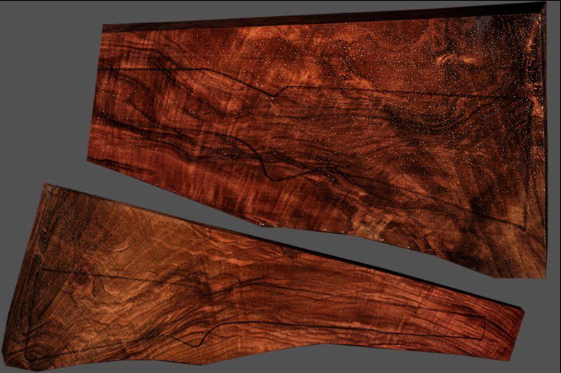 Turkish Walnut Rifle Blank (#LB4)