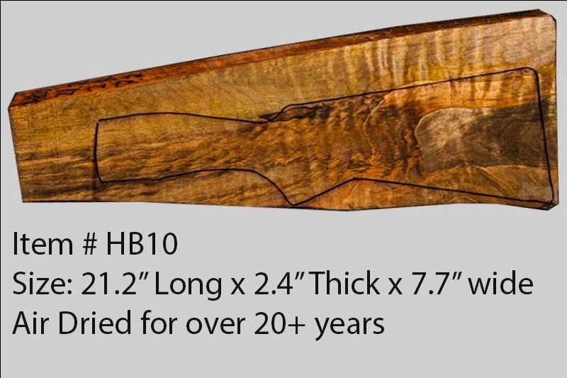 Turkish Walnut Shotgun Blank (#hb10)