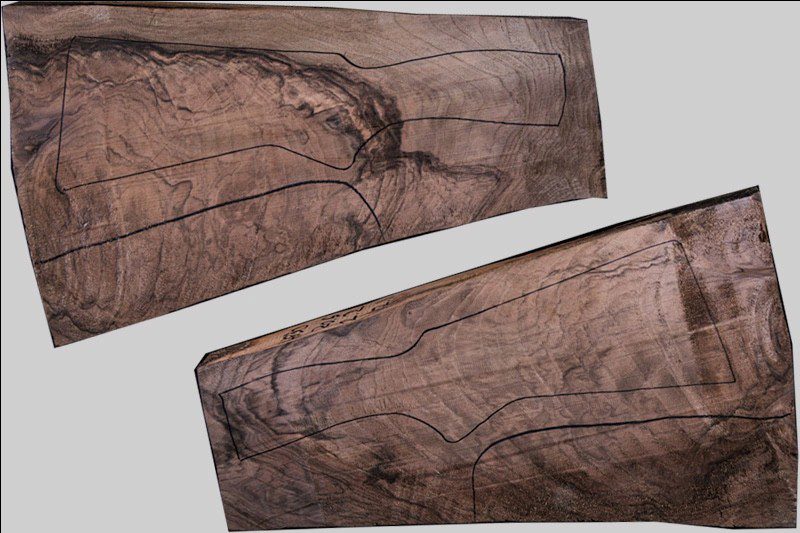 Turkish Walnut Shotgun Blank (#HB30)
