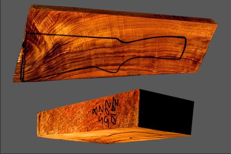 Turkish Walnut Shotgun Blank (#Za10)