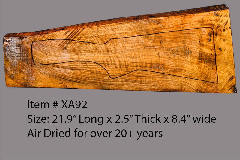 French Walnut Shotgun Blank (#XA92)