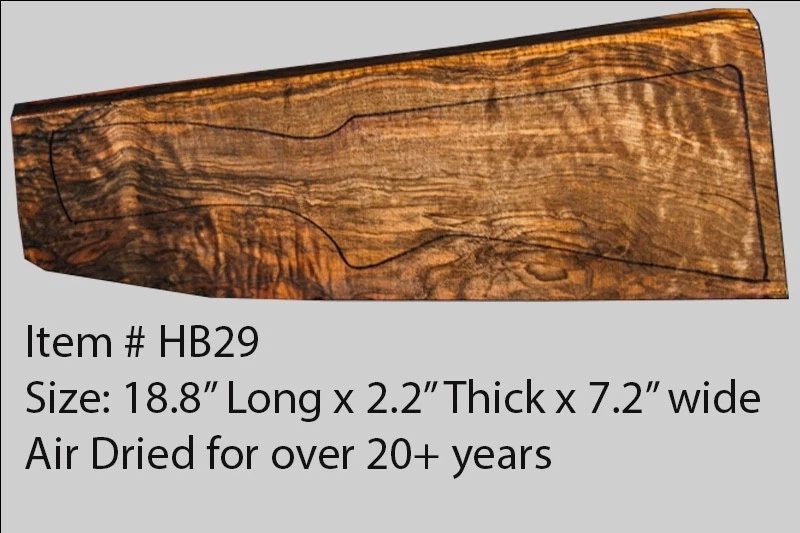 Turkish Walnut Shotgun Blank (#hb29)