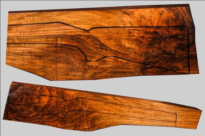 French Walnut Rifle Blank (#FR84)