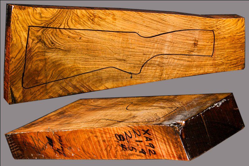 French Walnut Shotgun Blank (#XA92)