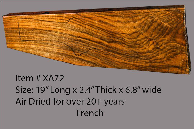 French Walnut Shotgun Blank (#XA72)