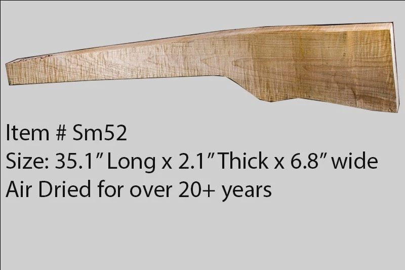 Sugar Maple Rifle Blank (#sm52)