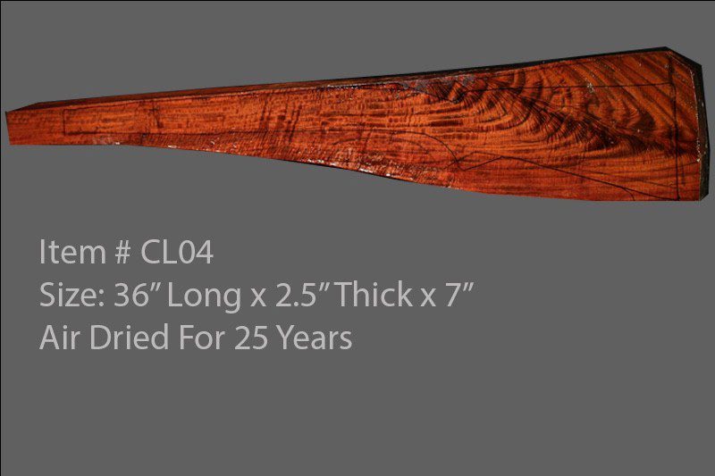 Claro Walnut Rifle Blank (#CL4)